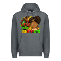 Rock Little miss Juneteenth Premium Hoodie - FaDigitalArtStudio