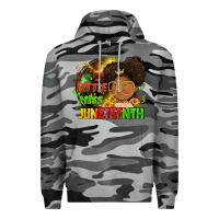 Slate Camo Little miss Juneteenth Premium Hoodie - FaDigitalArtStudio