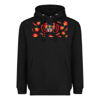 Black sugar skull rose libbey glass Heavyweight Hoodie - BundleAndBundleShop