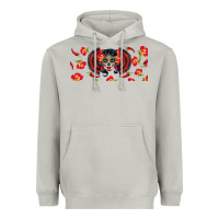 Moon Dust sugar skull rose libbey glass Heavyweight Hoodie - BundleAndBundleShop