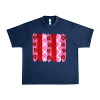Navy valentine's day brushstrokes Urban Heavy Tee - RanaPortraitStore