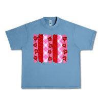 Pebble Blue valentine's day brushstrokes Urban Heavy Tee - RanaPortraitStore