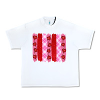White valentine's day brushstrokes Urban Heavy Tee - RanaPortraitStore