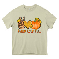 Mossy peace love fall Heavy Core Tee - AdoDesignShop