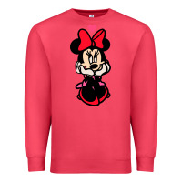 Cardinal Minnie Mouse Premium Sweatshirt - CowhideDigitalArt