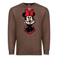 Chestnut Minnie Mouse Premium Sweatshirt - CowhideDigitalArt