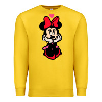 Lemon Minnie Mouse Premium Sweatshirt - CowhideDigitalArt