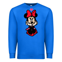 True Royal Minnie Mouse Premium Sweatshirt - CowhideDigitalArt