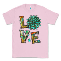 Bubblegum Pink love with gemstone Classic Tee - Artiststas