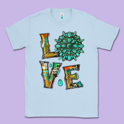 Love With Gemstone Classic Tee Designed By Artiststas