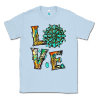 Dusty Blue love with gemstone Classic Tee - Artiststas