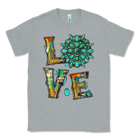 Heather Grey love with gemstone Classic Tee - Artiststas
