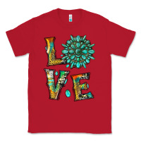 Red love with gemstone Classic Tee - Artiststas