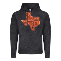Vintage Black Texas Map Western Tooled Leather Pattern Vintage Hoodie - Bettercallsaul