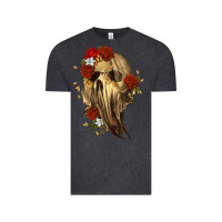 Vintage Black Ghost Skeleton Vintage Tee - RanaPortraitStore