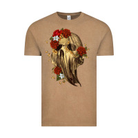 Vintage Coffee Ghost Skeleton Vintage Tee - RanaPortraitStore