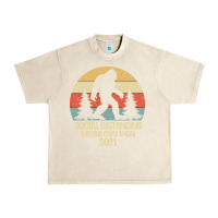 Sandshell Bigfoot Social Distancing World Champion Urban Heavy Tee - Bettercallsaul