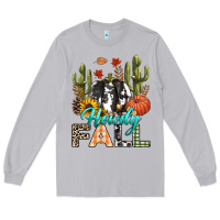 Moon Dust Howdy Fall Long Sleeve Tee - texasbilliewilder