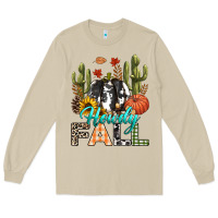 Mushroom Howdy Fall Long Sleeve Tee - texasbilliewilder