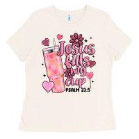 Bone valentine jesus fills my cup Ladies Tee - MaliasSmallBusiness