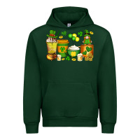 Forest Green st patrick's day coffee cups with gnome Urban Hoodie - Artiststas
