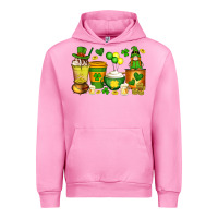 Fuchsia Pink st patrick's day coffee cups with gnome Urban Hoodie - Artiststas