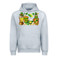 Heather Grey st patrick's day coffee cups with gnome Urban Hoodie - Artiststas