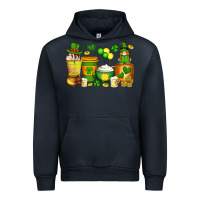 Navy st patrick's day coffee cups with gnome Urban Hoodie - Artiststas