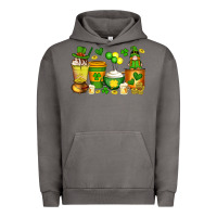 Pigment Tornado st patrick's day coffee cups with gnome Urban Hoodie - Artiststas