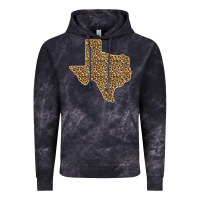 Cloud Black Western Texas Map Leopard Pattern Vintage Hoodie - Bettercallsaul