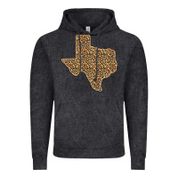 Vintage Black Western Texas Map Leopard Pattern Vintage Hoodie - Bettercallsaul