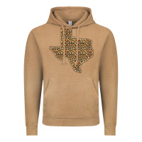 Vintage Camel Western Texas Map Leopard Pattern Vintage Hoodie - Bettercallsaul