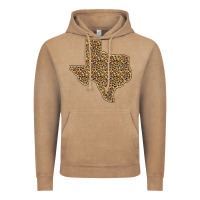 Vintage Coffee Western Texas Map Leopard Pattern Vintage Hoodie - Bettercallsaul