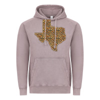 Vintage Zinc Western Texas Map Leopard Pattern Vintage Hoodie - Bettercallsaul