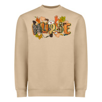 Mushroom fall nurse Heavyweight Sweatshirt - CowGirlArtShop