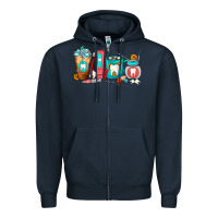 Navy Dentist Coffee Cups Zipper Hoodie - FaDigitalArtStudio