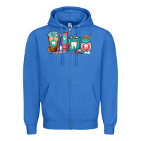True Royal Dentist Coffee Cups Zipper Hoodie - FaDigitalArtStudio
