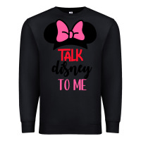 Black Minnie Mouse Premium Sweatshirt - CowhideDigitalArt