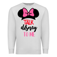 Dove Grey Minnie Mouse Premium Sweatshirt - CowhideDigitalArt