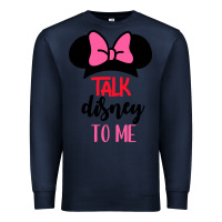 Navy Minnie Mouse Premium Sweatshirt - CowhideDigitalArt