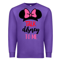 Purple Minnie Mouse Premium Sweatshirt - CowhideDigitalArt