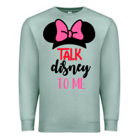 Seafoam Minnie Mouse Premium Sweatshirt - CowhideDigitalArt