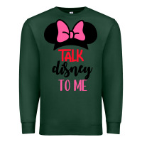 Sports Green Minnie Mouse Premium Sweatshirt - CowhideDigitalArt