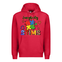 Cardinal Everybody stims Premium Hoodie - FaDigitalArtStudio