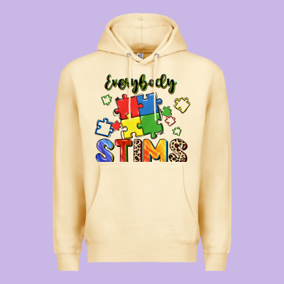 Everybody Stims Premium Hoodie Designed By Fadigitalartstudio