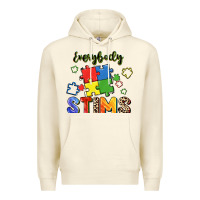 Sandshell Everybody stims Premium Hoodie - FaDigitalArtStudio