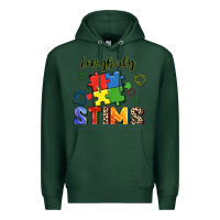 Sports Green Everybody stims Premium Hoodie - FaDigitalArtStudio