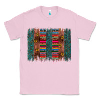 Bubblegum Pink sunflower serape brush stroke Classic Tee - Artiststas