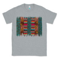 Heather Grey sunflower serape brush stroke Classic Tee - Artiststas