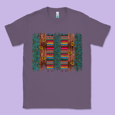 Sunflower Serape Brush Stroke Classic Tee Designed By Artiststas